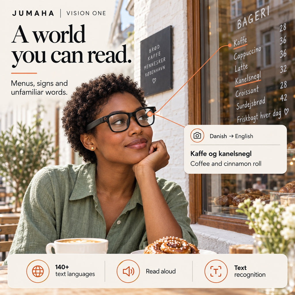 AI Smart Glasses — 4K Recording, Live Translation & AR Navigation
