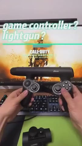 Real XGUN gamepad-to-gun grip transformation